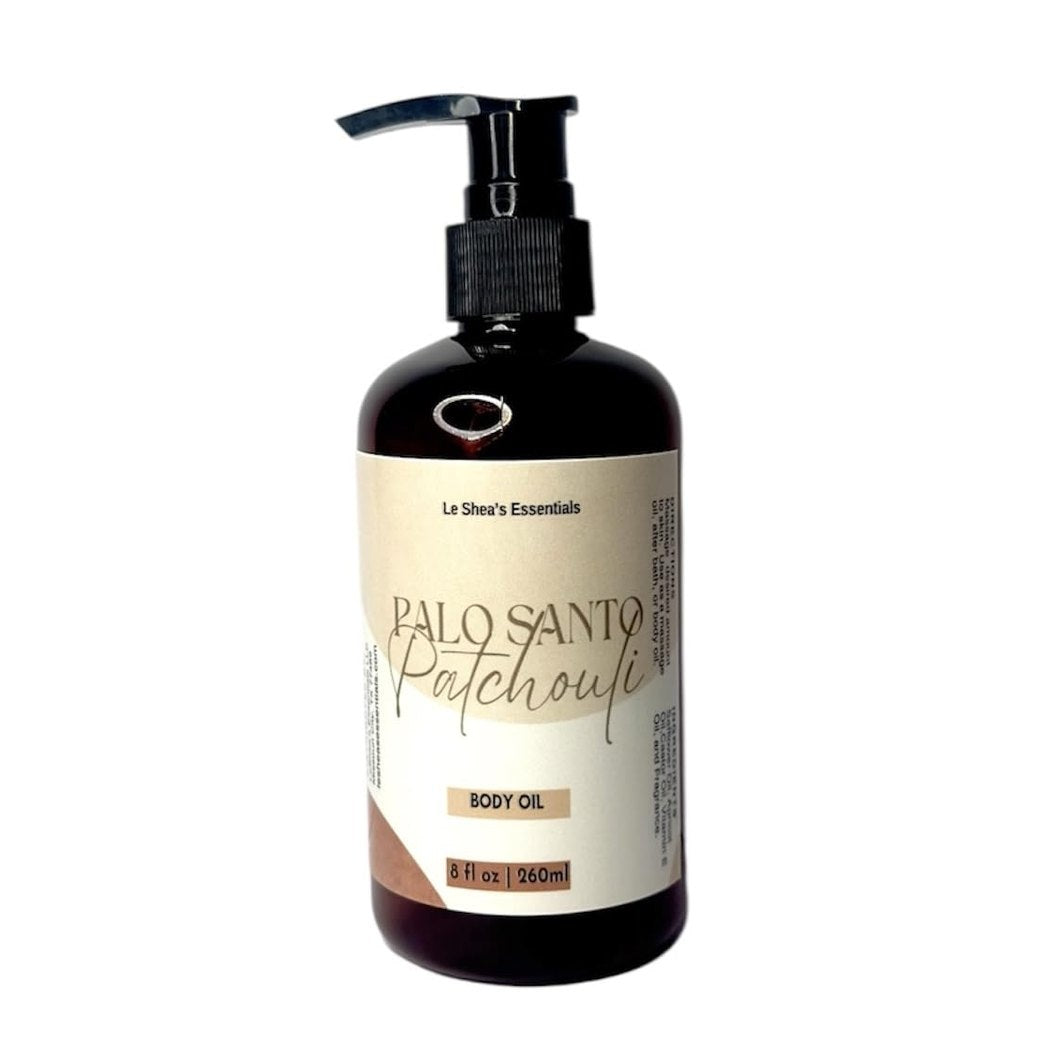 Palo Santo & Patchouli Body Oil - Le Shea's Essentials
