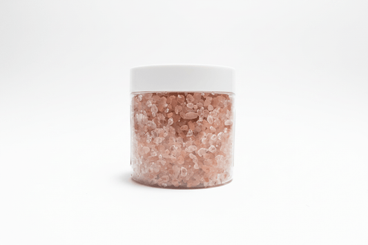 Bath Salts jar - white background