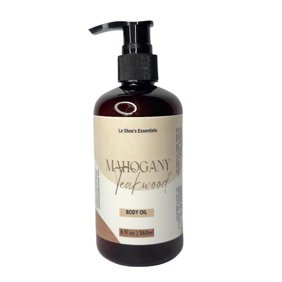 Mahogany Teakwood Body Oil - Le Shea's Essentials