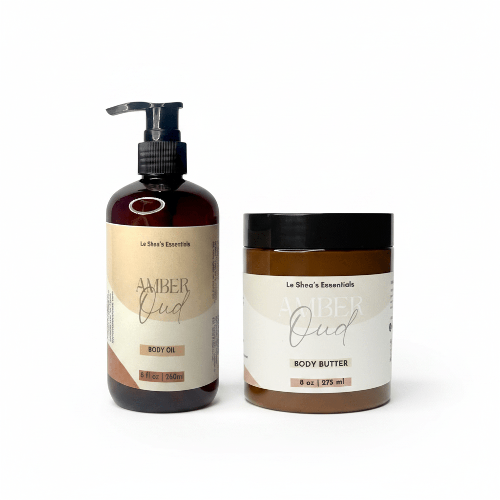 Amber Oud Luxury Set - Body Oil and Body Butter
