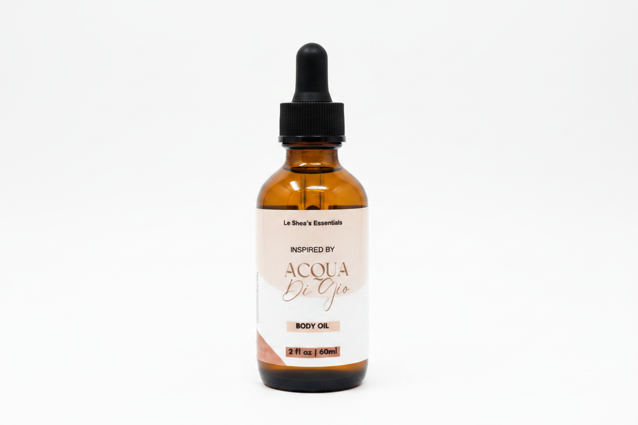Acqua Di Gio Body Oil - White Background