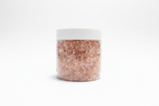 Bath Salts jar - white background