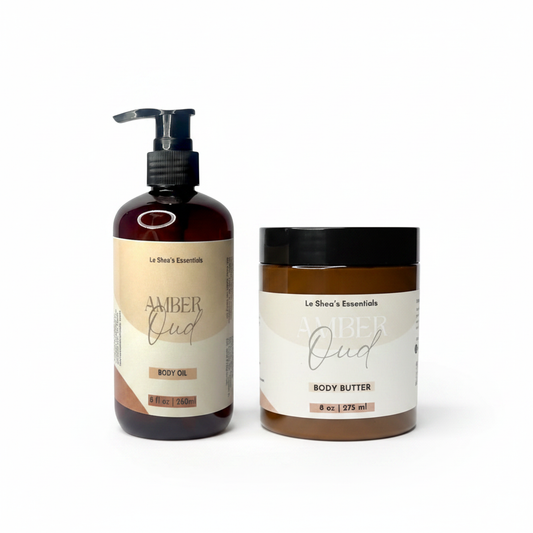 Amber Oud Luxury Set - Body Oil and Body Butter