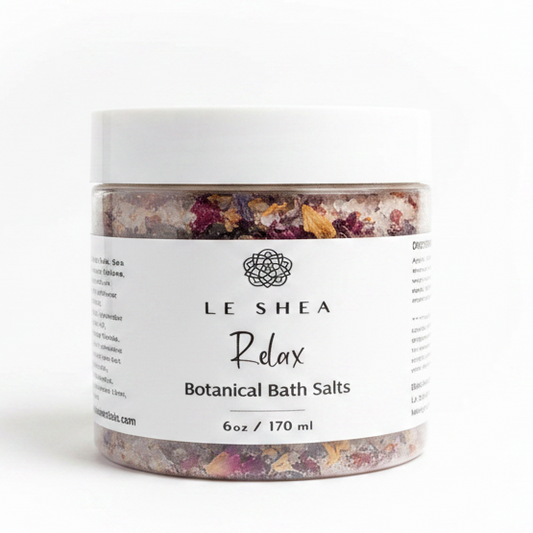 Le Shea Relax Botanical Bath Salts - larger
